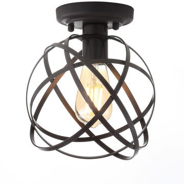 Alma 13" Metal LED Flush Mount - JONATHAN Y